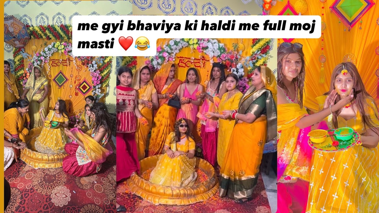 haldi caremony #newvlog #like #comment #and #share #biral#vlog