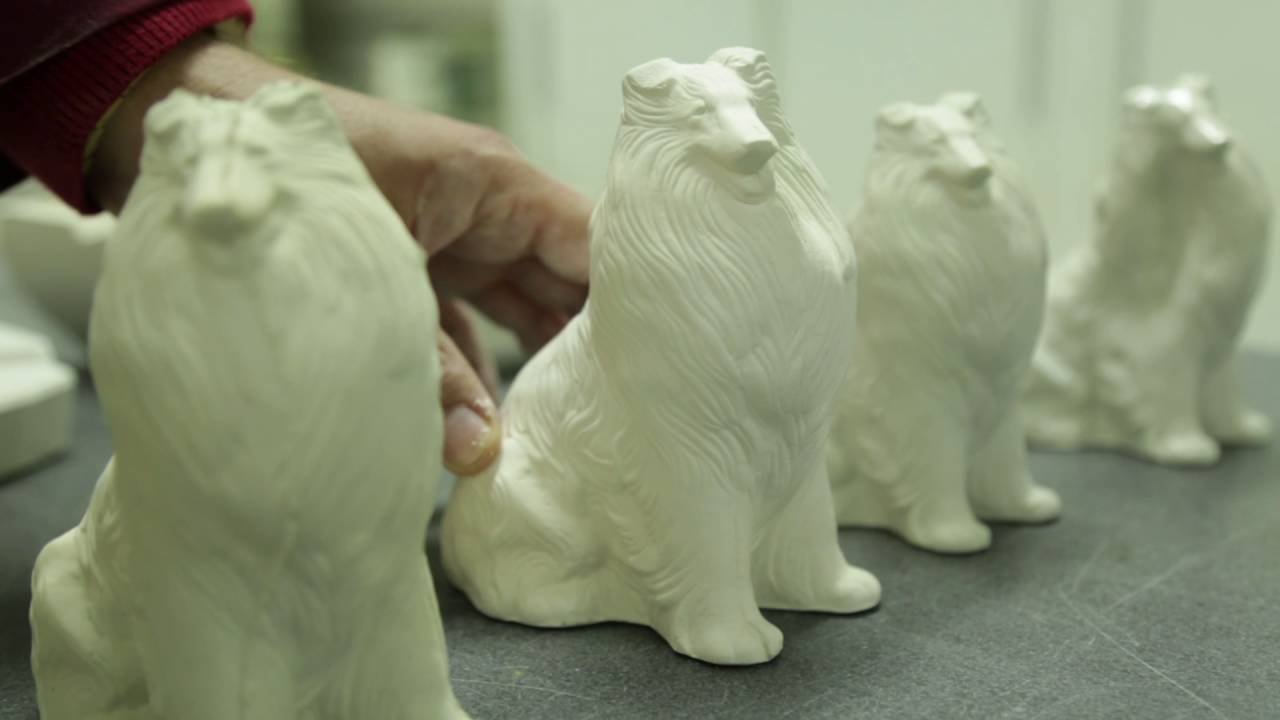 Műszer és porcelán tárgy öntési bemutató - Dr. Erdélyi János