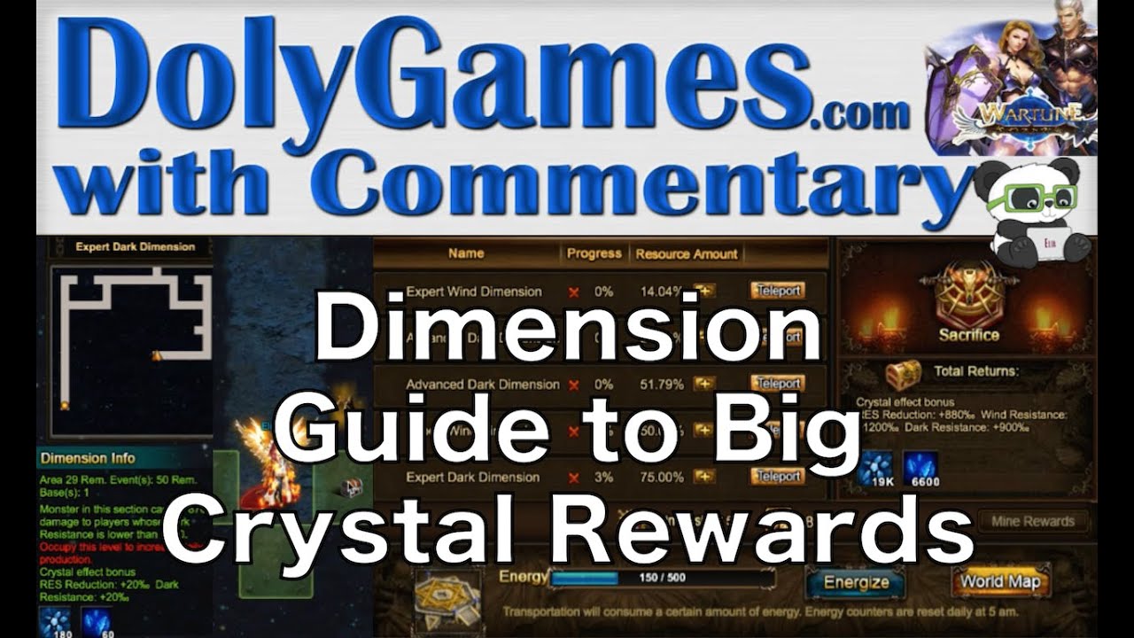➜ Wartune Guide - Patch 4.5 Dimension Changes | Efficient Play for Big Crystal Rewards