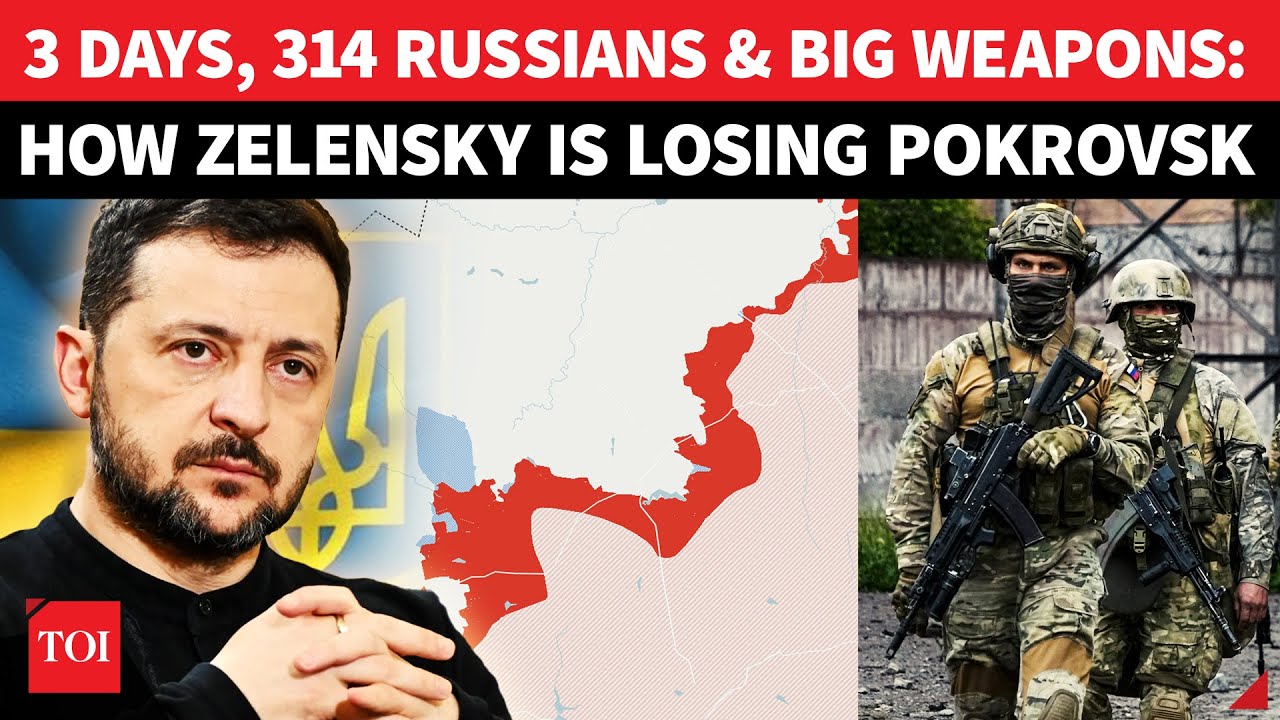 Putin WINS? Pokrovsk 'Slips Out Of&rsquo; Zelensky&rsquo;s Control, 314 Russian Troops Seize 70% City In 3 Days
