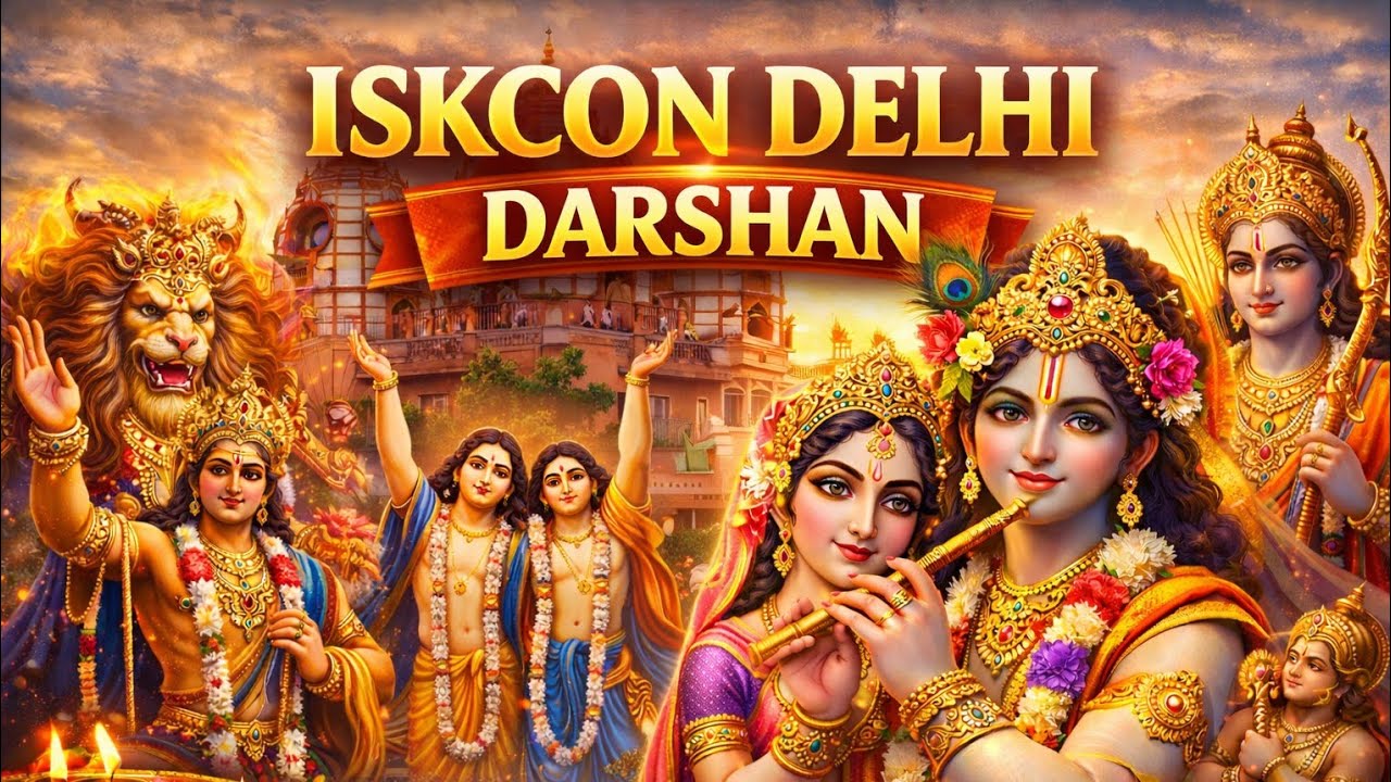 ISKCON Temple Full Darshan | Hare Krishna Kirtan & Divine Temple Tour | Krishna Bhakti