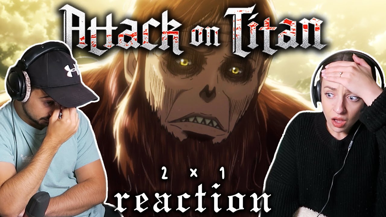 Attack on Titan 2x1 REACTION! | 