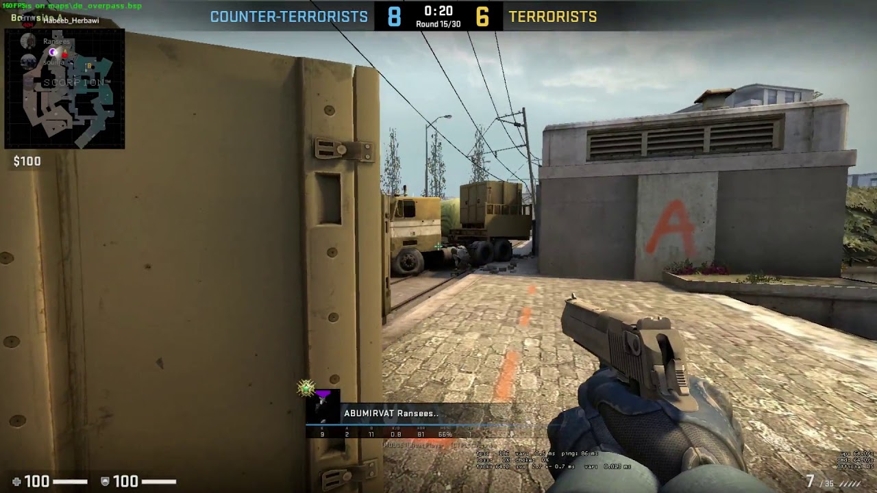Funny Moments CS:GO Arab Player