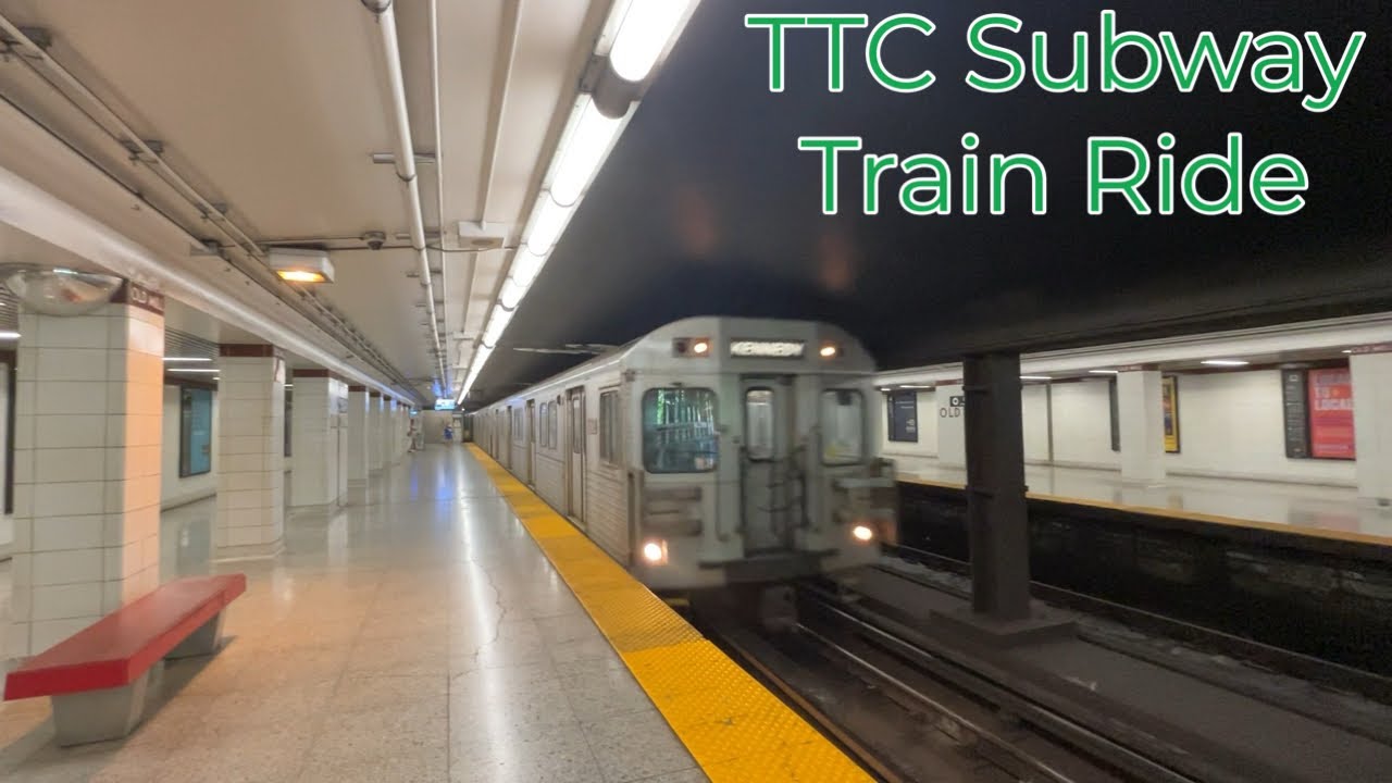 Toronto TTC Subway Train Ride on Line 2 Bloor-Danforth - Old Mill to Runnymede Station 7/20/2024