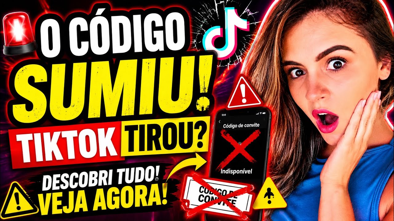 TIKTOK TIROU O C&Oacute;DIGO DE CONVITE? ENTENDA A MUDAN&Ccedil;A!