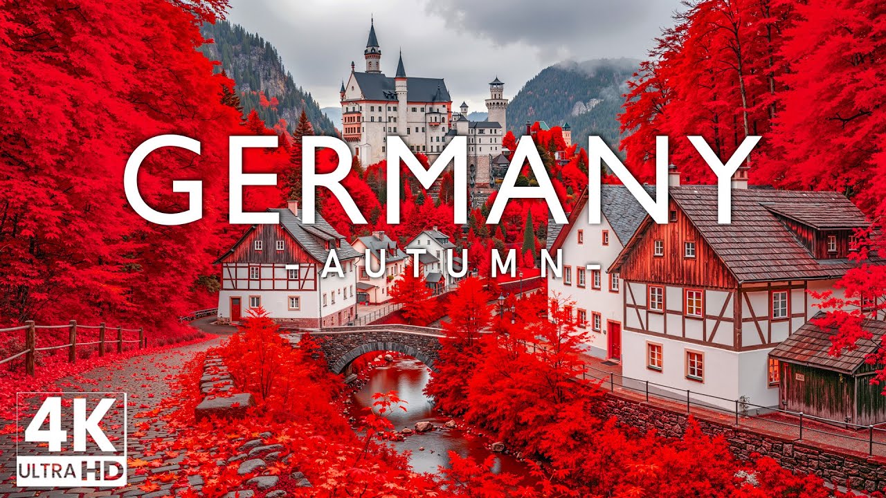 Германия осенью 4K — тропы Шварцвальда, виноградники долины Рейна и величественные баварские замки