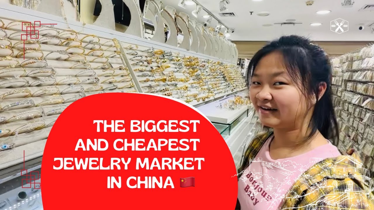 BIGGEST JEWELRY MARKET IN CHINA(Stainless Steel) #china #explore #jewelry #india