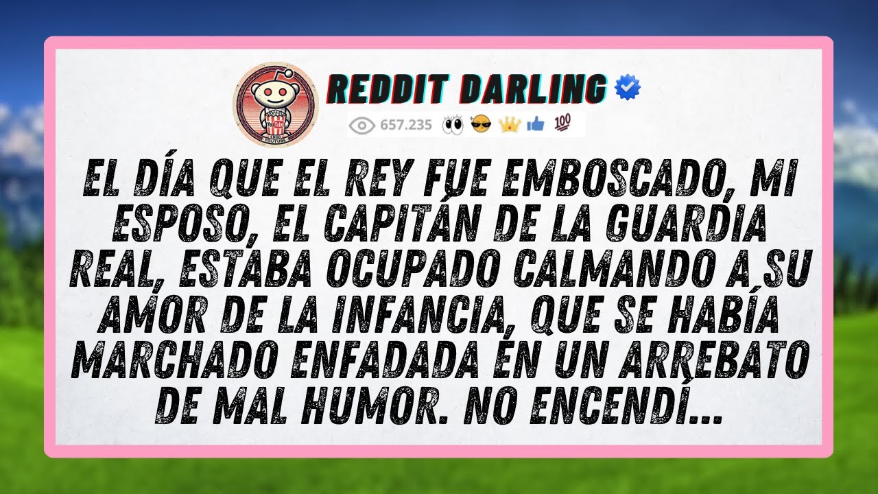 El día que el rey fue emboscado, mi esposo, el capitán de la guardia real, estaba ocupado calmando..