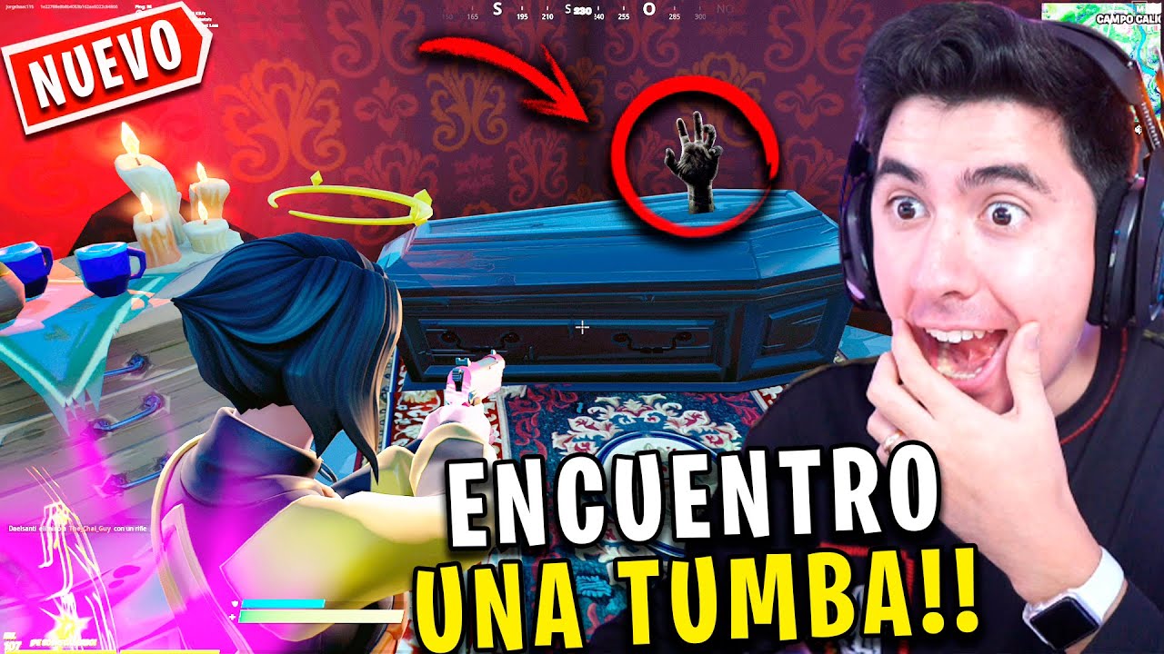 ENCUENTRO UNA TUMBA en FORTNITE y un BÚNKER SECRETO y PASA ESTO – JorgeIsaac115