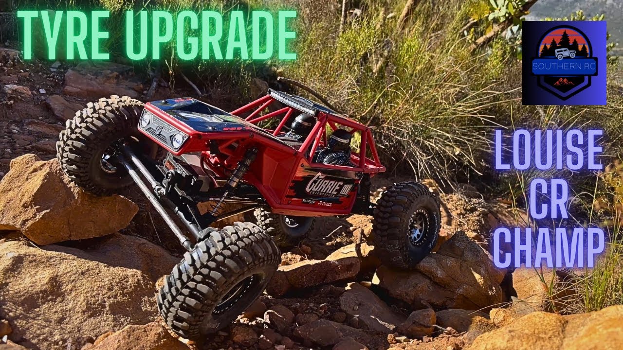 Tyre Upgrade on my Axial Capra 4WS: Louise CR Champ