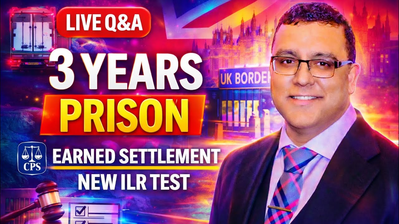 2026 UK Settlement Shock: ILR Changes Coming in April + Human Smuggling + Live QnA