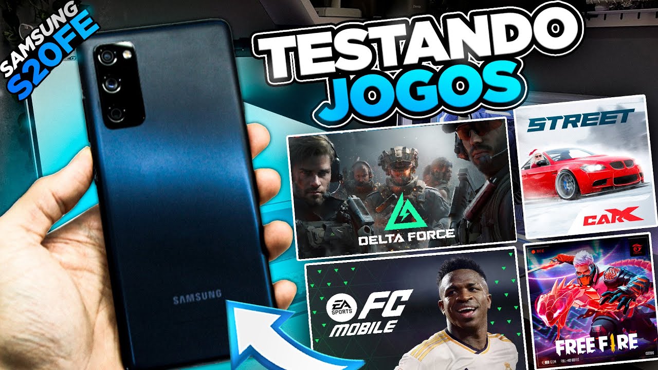 R$500 REAIS! SAMSUNG GALAXY S20FE - TESTE de JOGOS EM 2025! (RODOU TUDO ?)