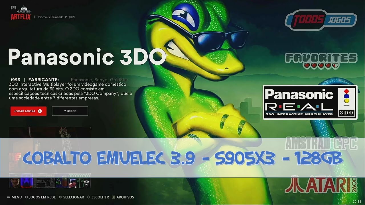 Cobalto EmuELEC 128GB - T95 Max+ (S905x3) - EmuELEC 3.9