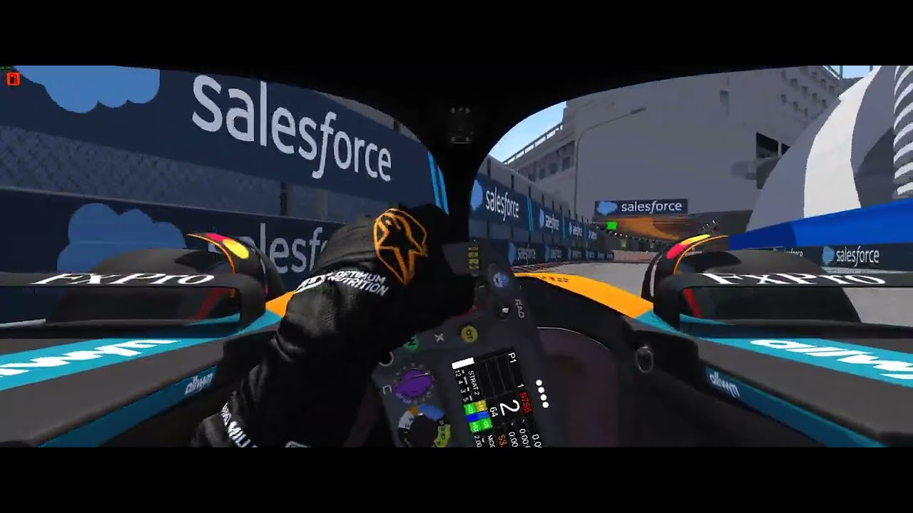 Cockpit Cam, Raheem F1 Monaco Lap Record | 1:11.074