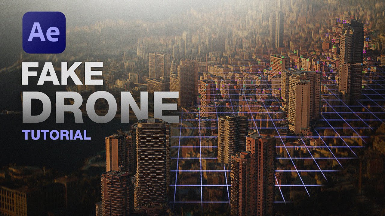 Create FAKE DRONE Shots... (Anywhere)