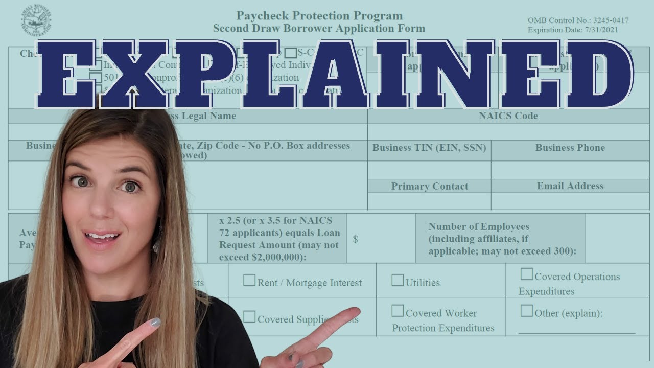 Loan Applications for PPP Borrowers - 2483 and 2483-SD EXPLAINED by a CPA!