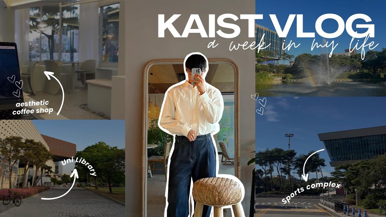A week in my life at KAIST Vlog | South Korea 🇰🇷