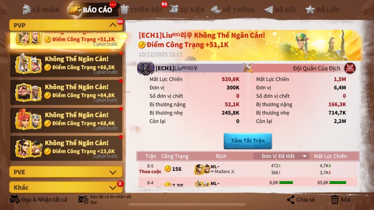 Review acc Liu main kỵ 135m pow .#cod#cav