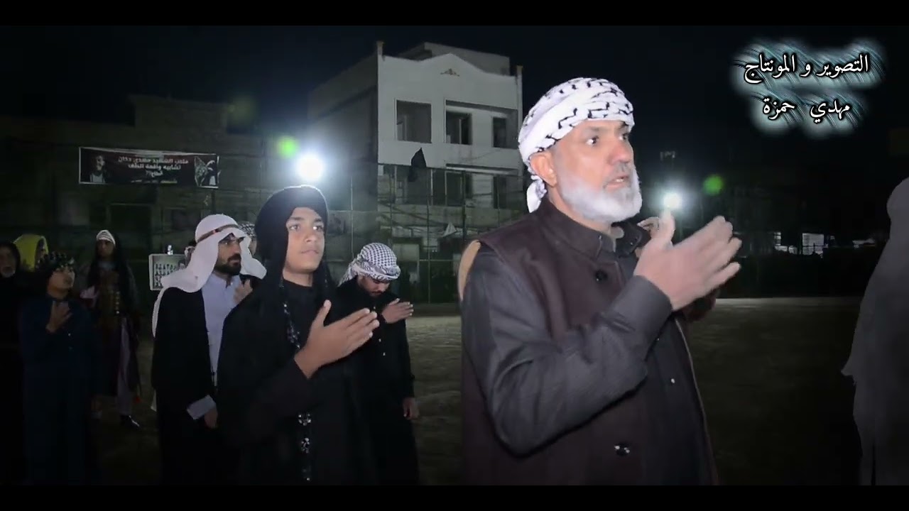 تشييع رمزي جنازة السيد علي الخامنئي . في موكب الامام السجاد ع 