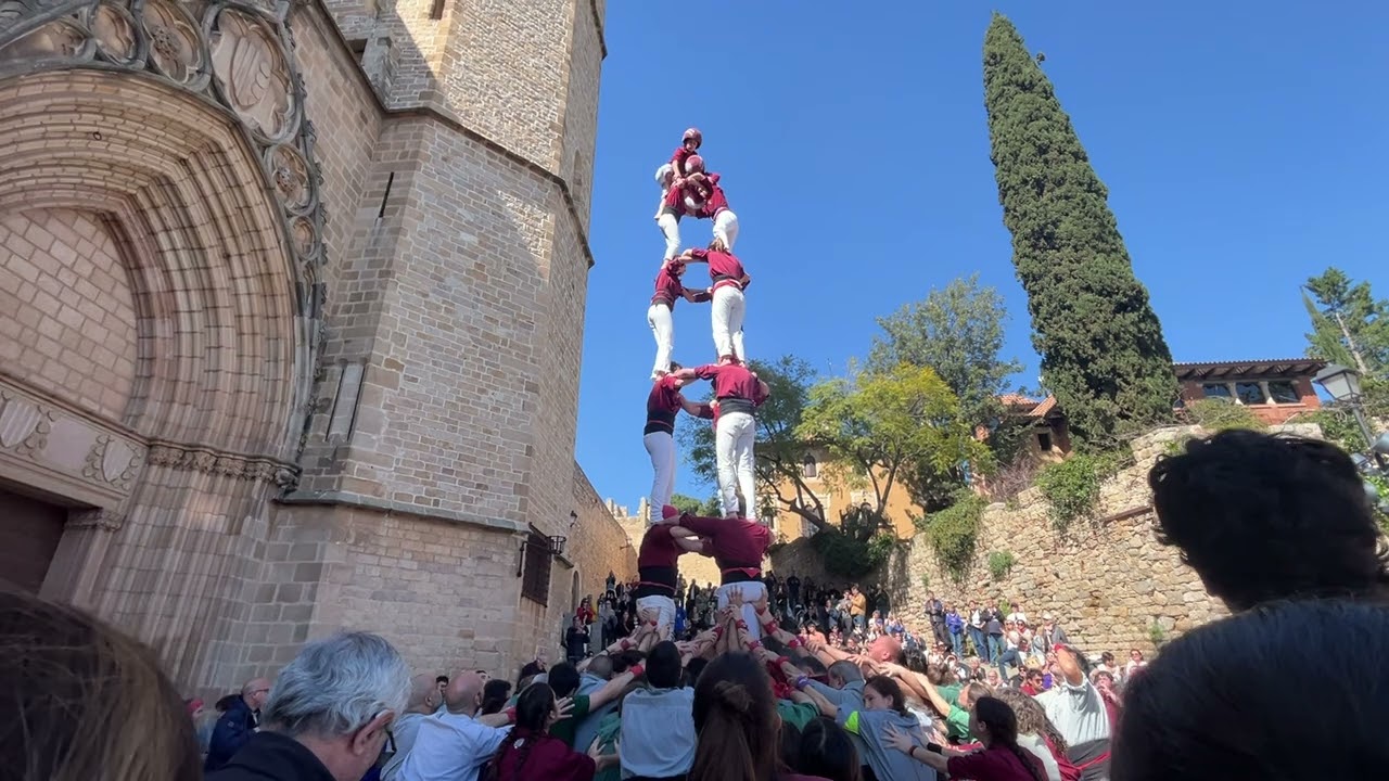 3de7 dels Castellers de Sarrià per Sant Medir