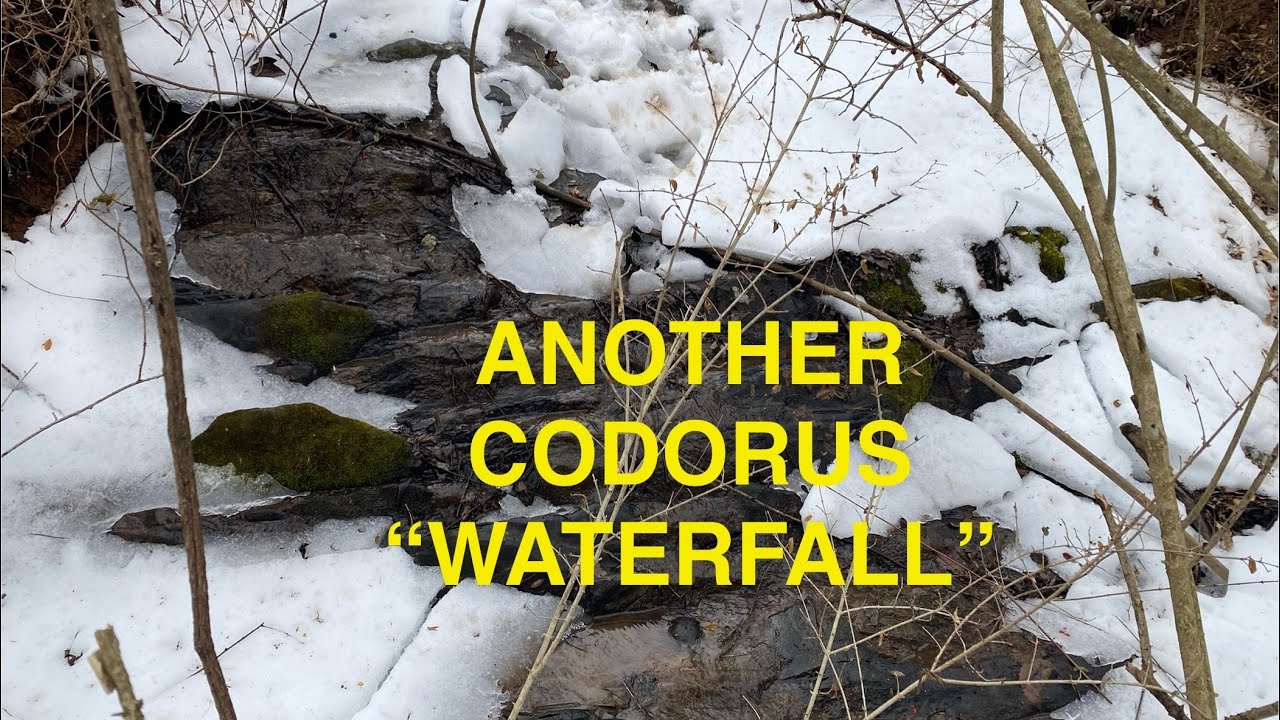 Another small “ waterfall “ , Candy Cane Trail and ruins at Codorus SP 