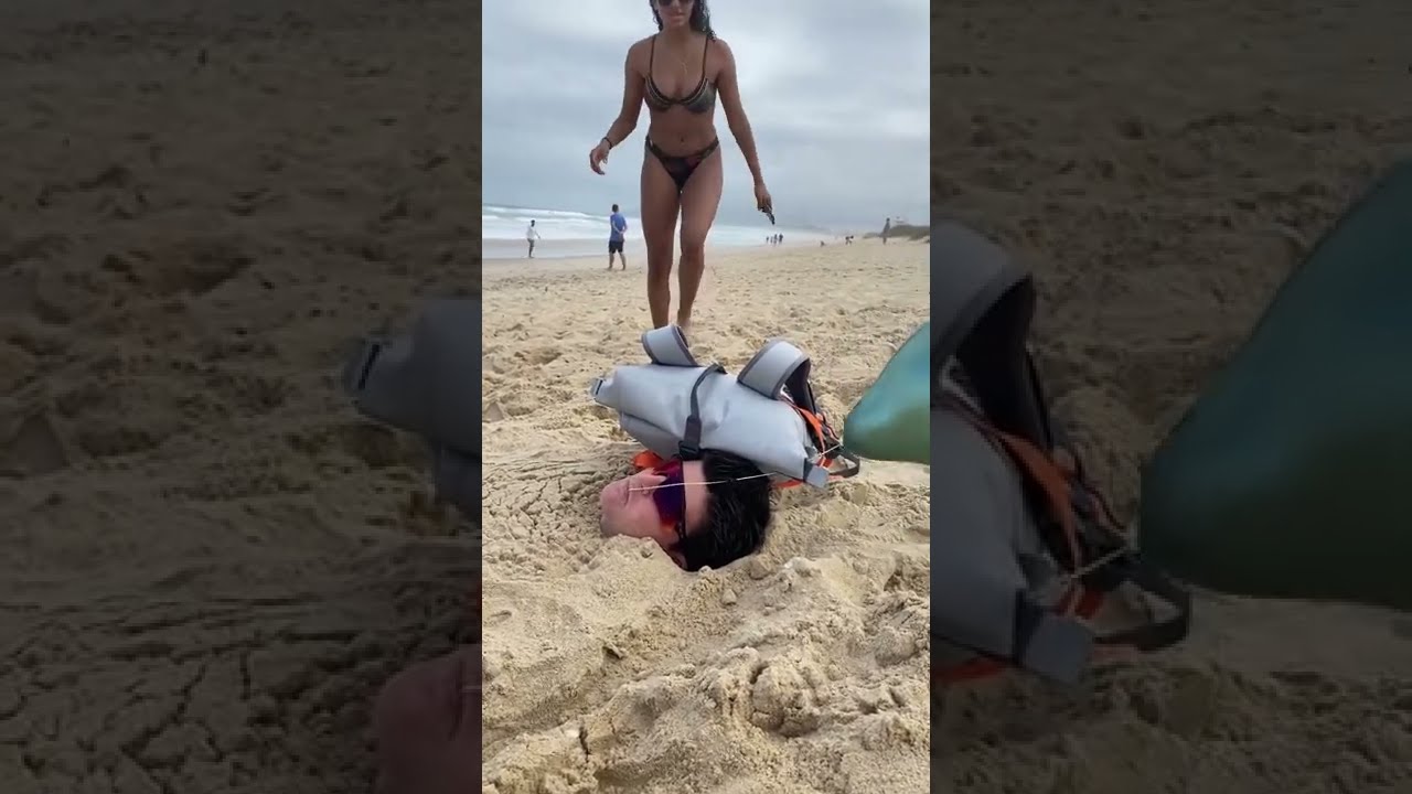 CONHECI A MENINA MAIS BONITA DA PRAIA #shorts