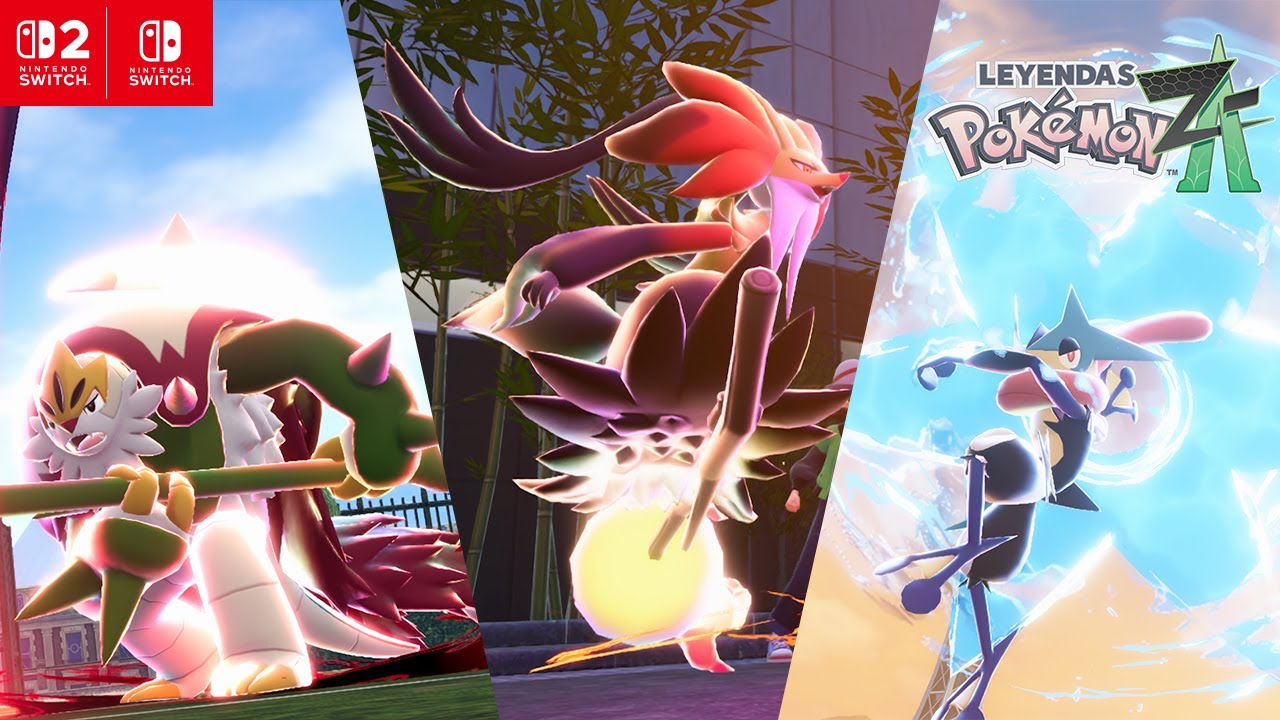 Leyendas Pokémon: Z-A | ¡Nuevas megaevoluciones! 🍃🔥🌊
