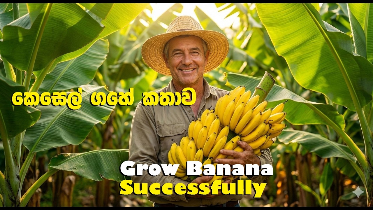 කෙසෙල් ගසක් නිවැරදිව වගා කරන හැටි | Grow Banana Successfully