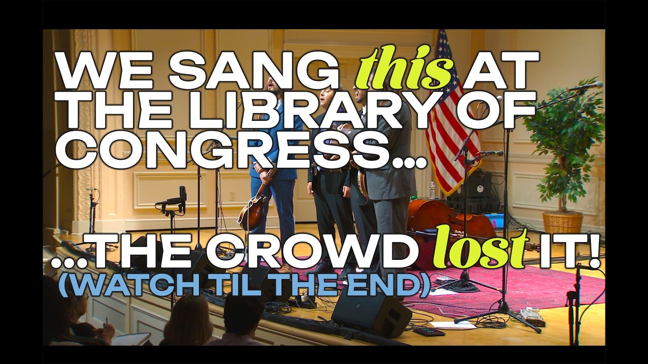We still can't believe we sang THIS song at the Library of Congress…