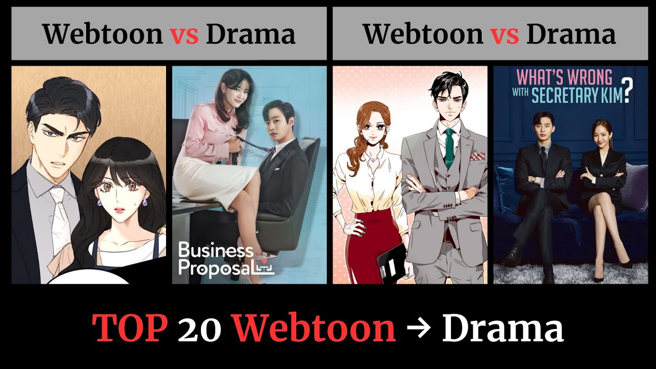 TOP 20 Webtoon &rarr; Drama | From Webtoon to Hit K-Dramas