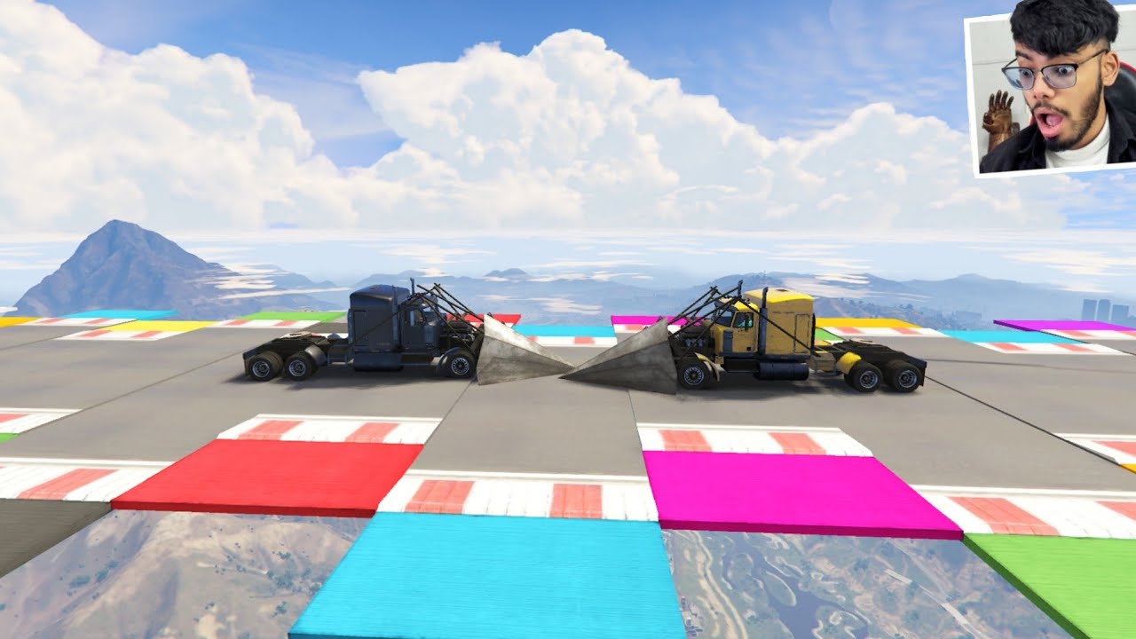 Cars Vs Cars Challenge 287.837% People Leave Earth After This Race in GTA 5!