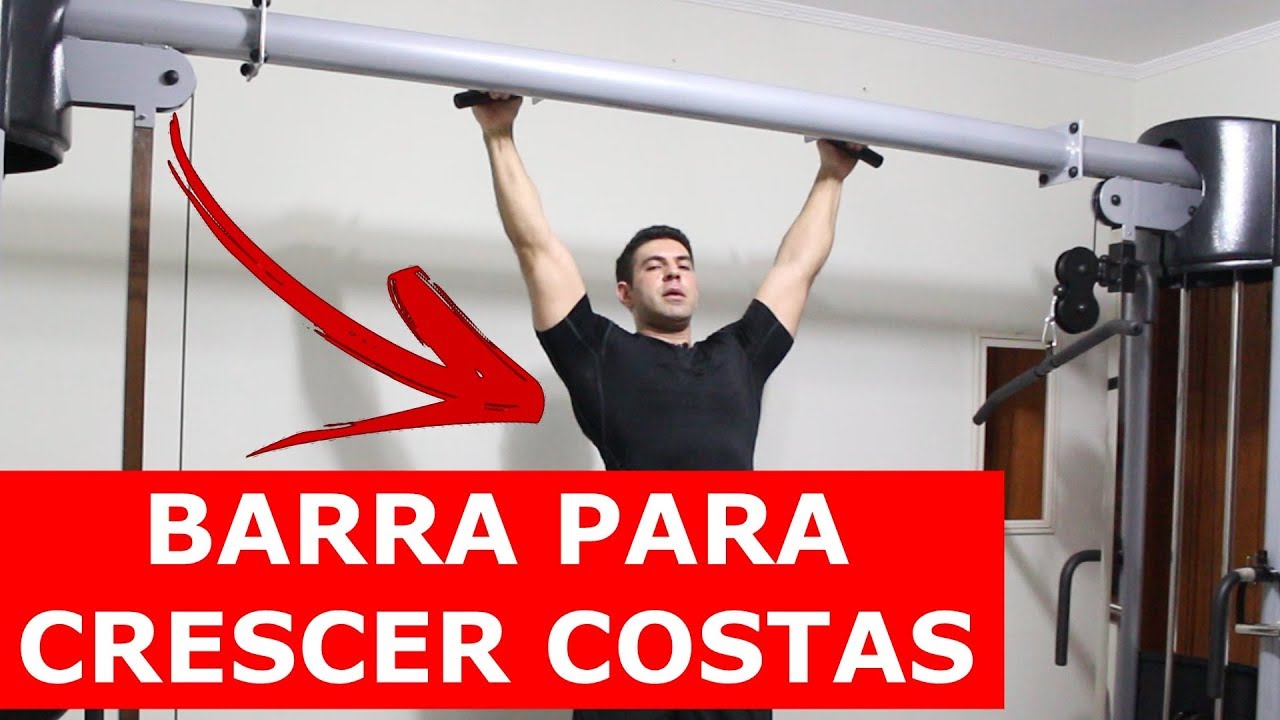 BARRA FIXA CORRETAMENTE PARA HIPERTROFIA