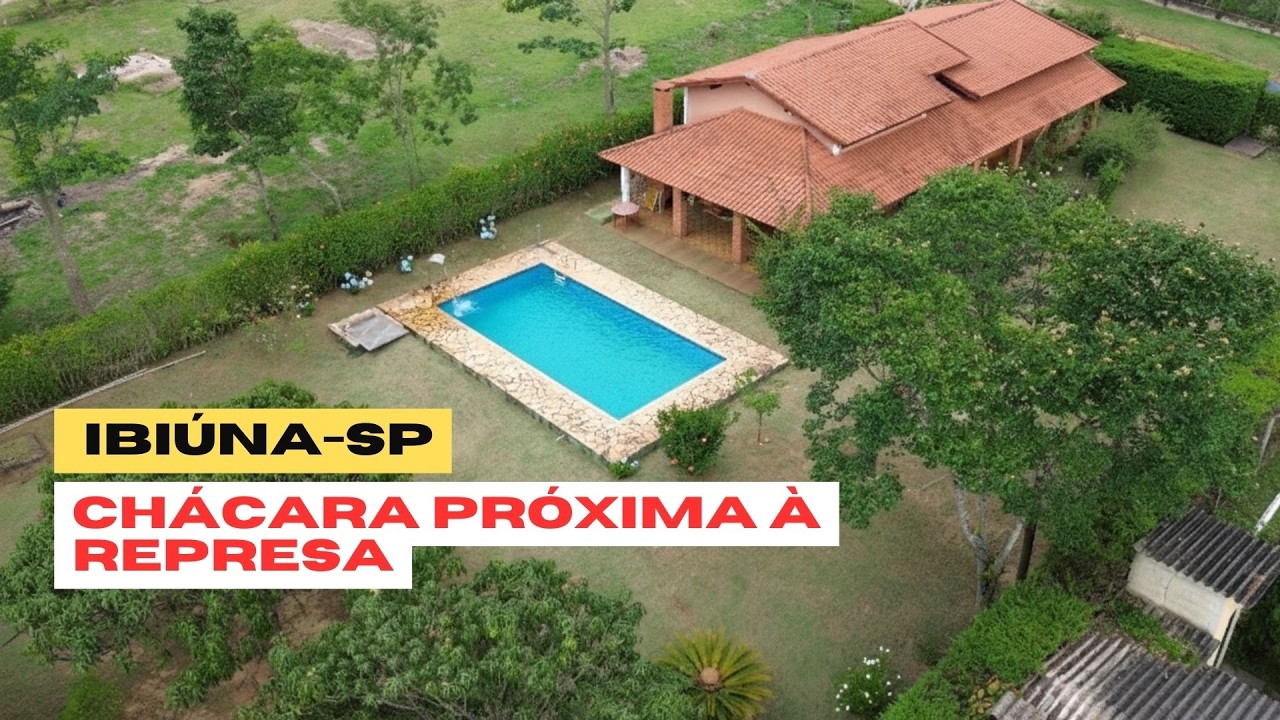 REF.1063-VENDO/FINANCIO PELO BANCO CHÁCARA DE 1000M² ESCRITURA DEFINITIVA PRÓXIMA REPRESA IBIUNA-SP