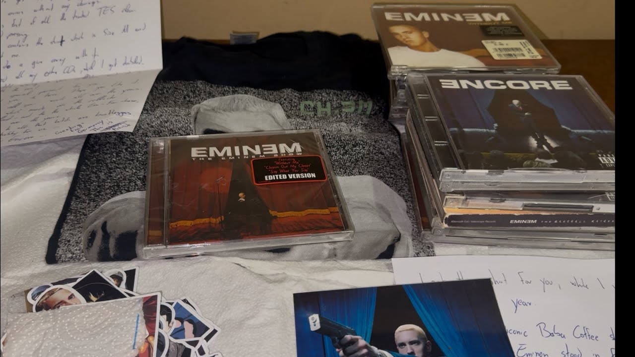 Eminem RARE CD Unboxing + NEW GIVEAWAY