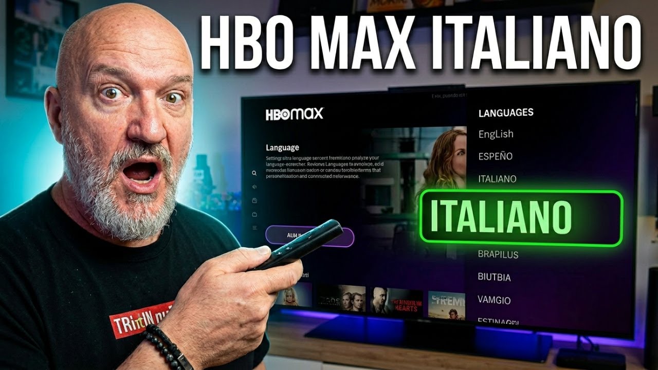HBO Max – come impostare la lingua italiana dell’interfaccia