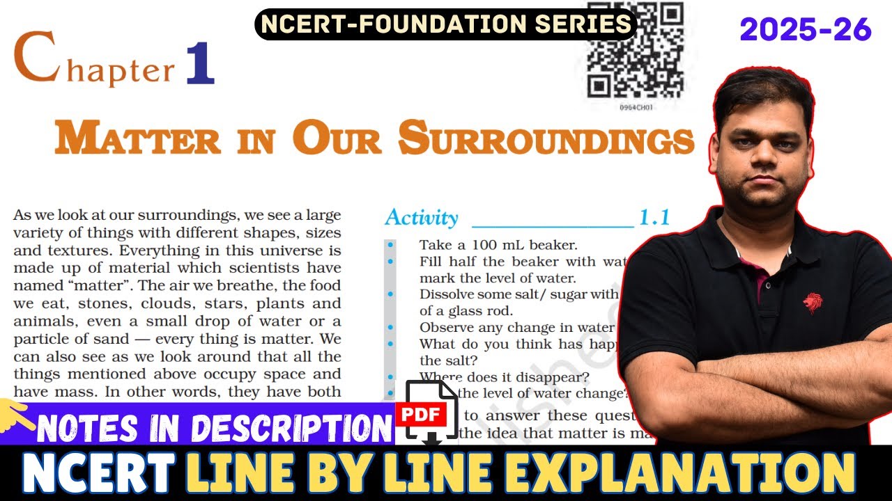 Matter in Our Surroundings: Class 9 Science Chapter 1 [Full Chapter]