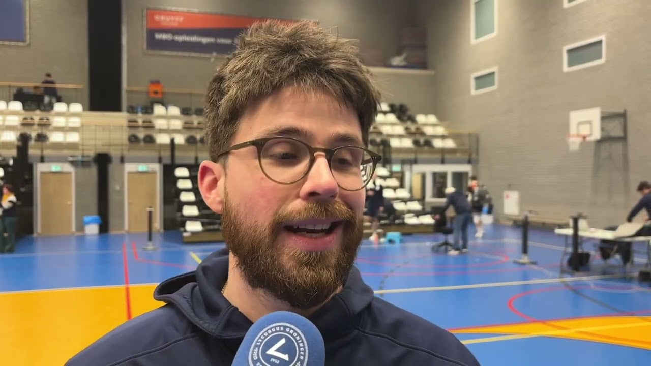 Reactie coach Sam Gortzak na de 3-1 nederlaag in de eerste halve bekerfinale 