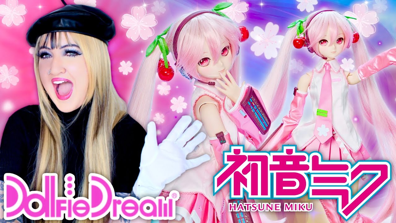 PREZENTUJĘ MOJĄ LALKĘ GRAALA! SAKURA MIKU DOLLFIE DREAM 2.0 🌸🎀 Rozpakowywanie i transformacja ✨♡✩