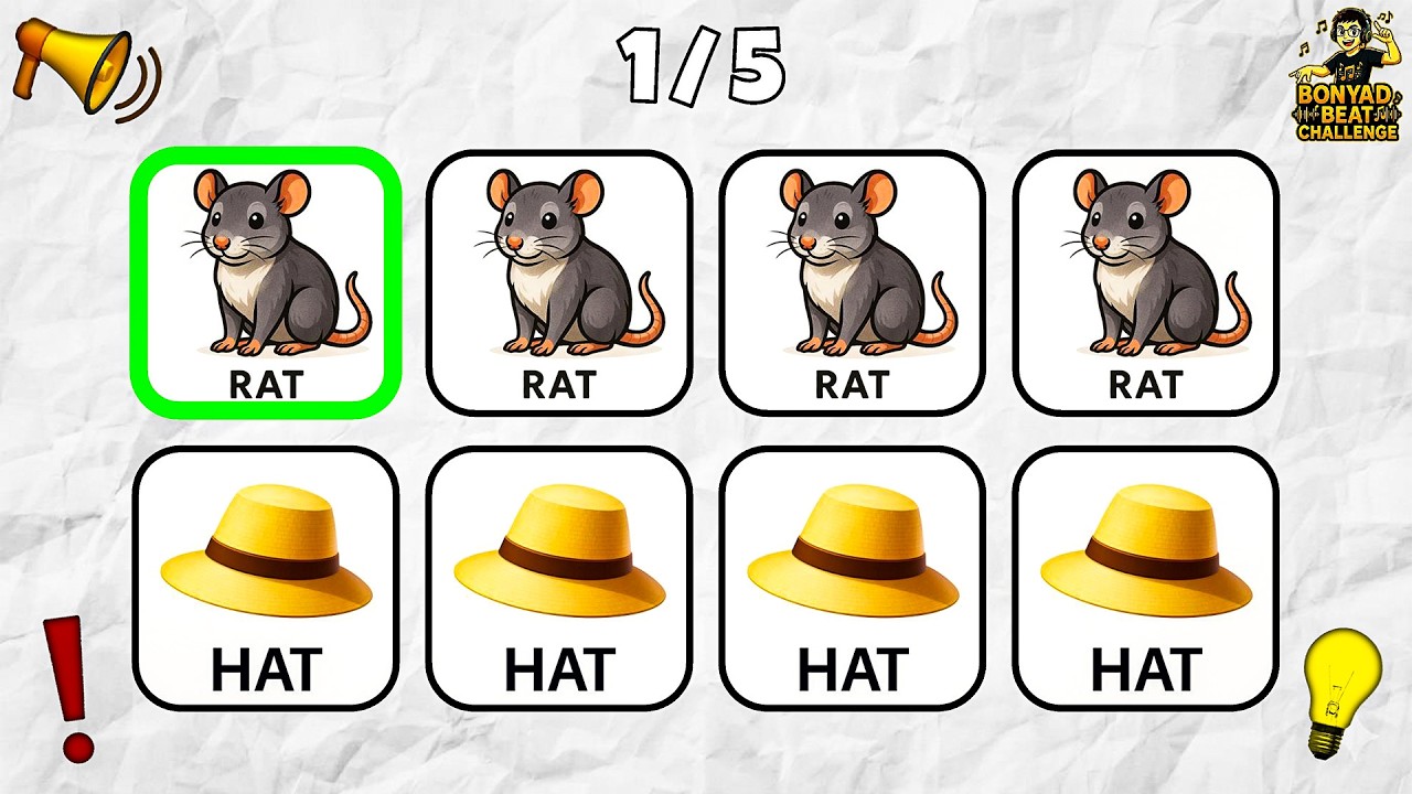 Say the Word on Beat 🎧 | Level 1- 3 (Easy 👉 Hard) E 42