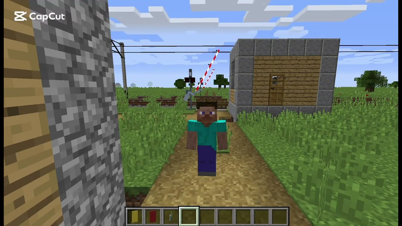 Дежурный по переезду в minecraft