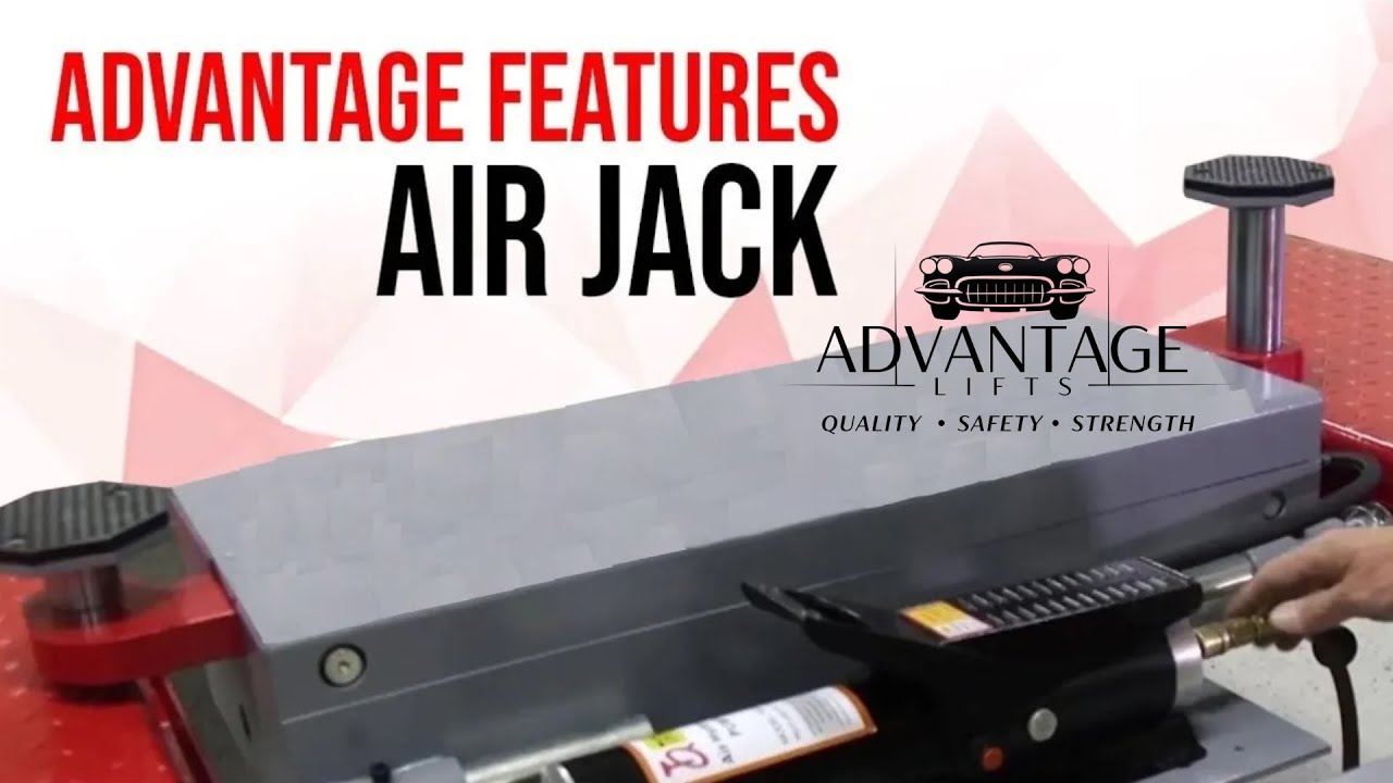 Роликовый пневматический домкрат Advantage Lifts (RJA)