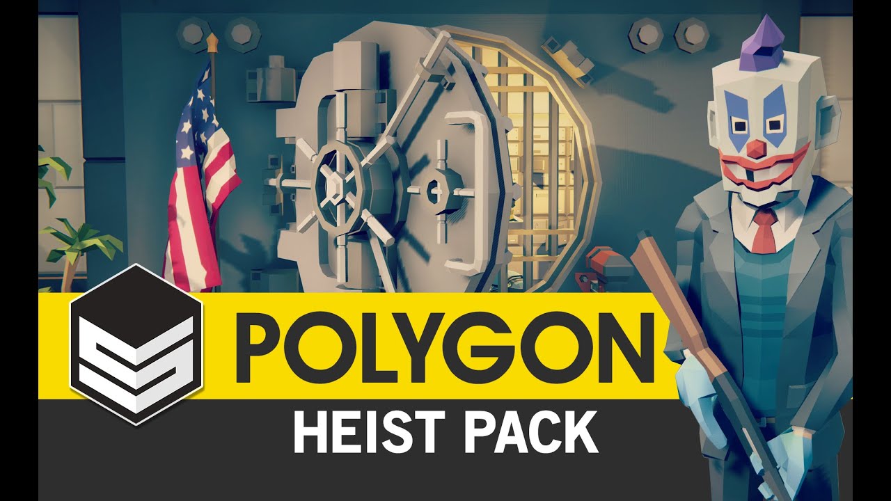 POLYGON Heist Pack - (Trailer) 3D Low Poly Art for Games by #SyntyStudios