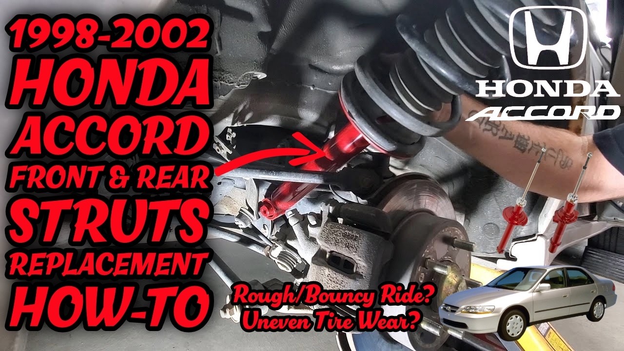 Как заменить переднюю и заднюю стойку Honda Accord