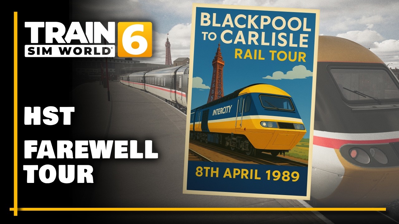 Train Sim World 6 HST Farewell Pack Tribute | 1989 Blackpool to Carlisle Real Rail Tour