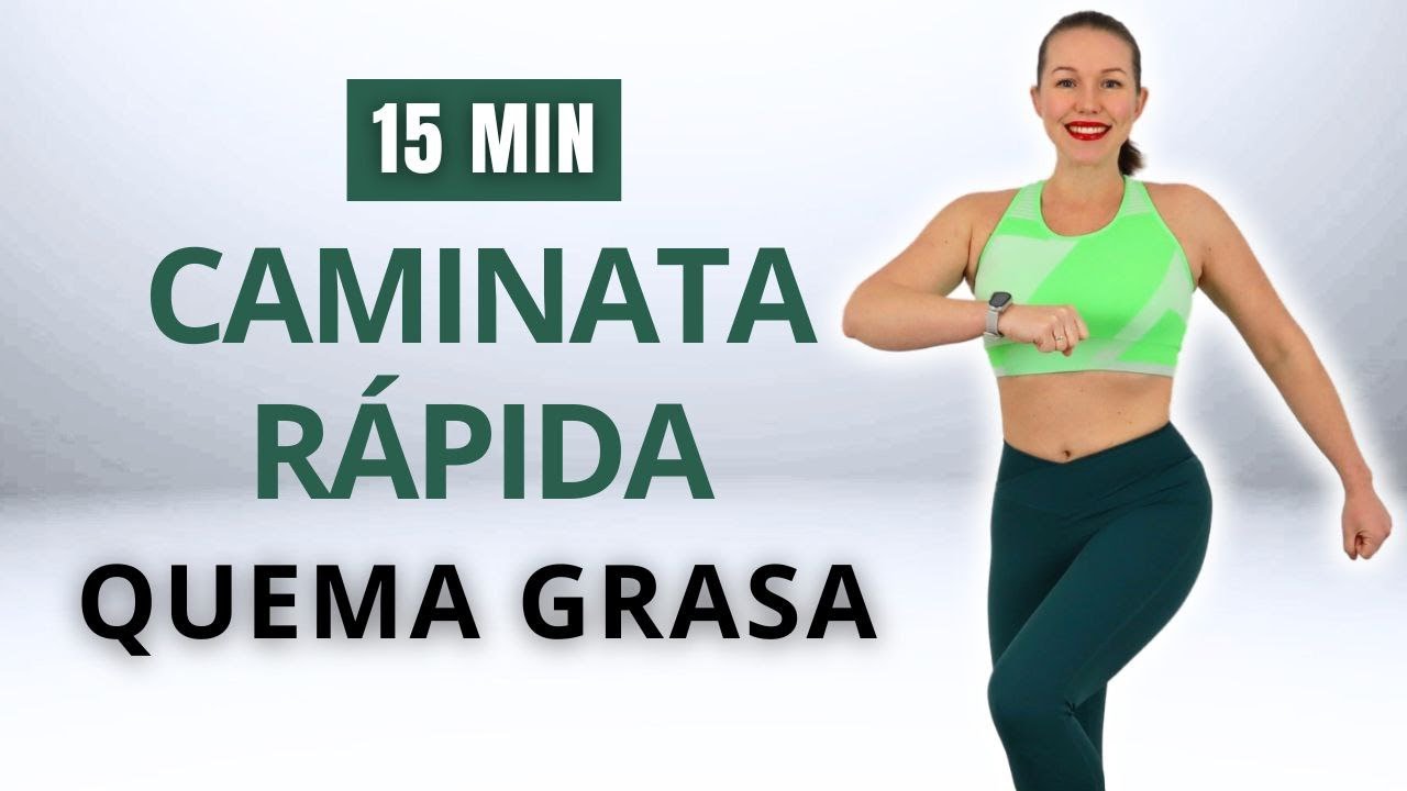 🔥 15 MIN CAMINATA RÁPIDA | Quema Grasa y BAJA de Peso en Casa