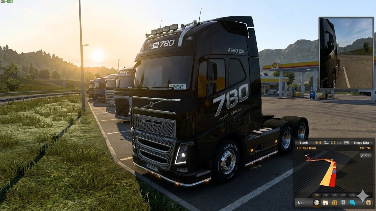 Volvo FH16 Aero XXL 780 | Euro Truck Simulator 2 | ETS 2 | Gameplay | Truck Driving Simulator 
