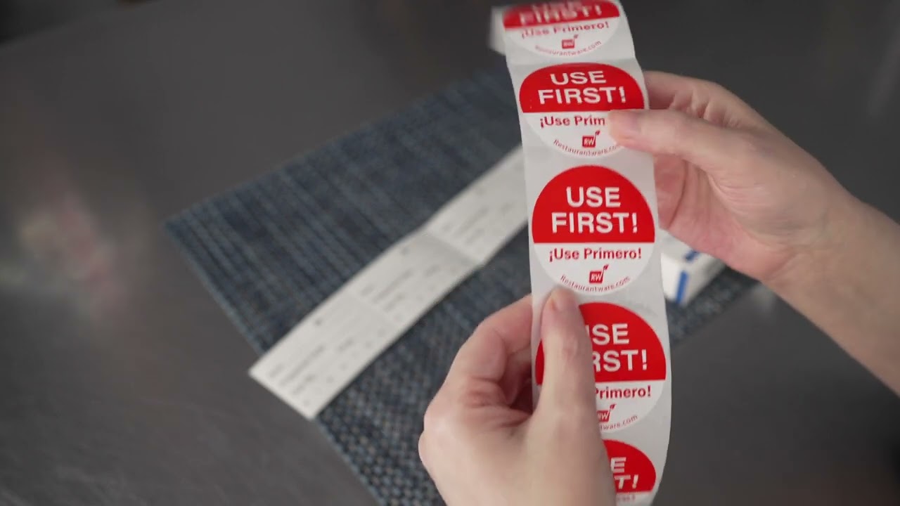 RW Smart Label Dispensers & Food Rotation Labels - Restaurantware