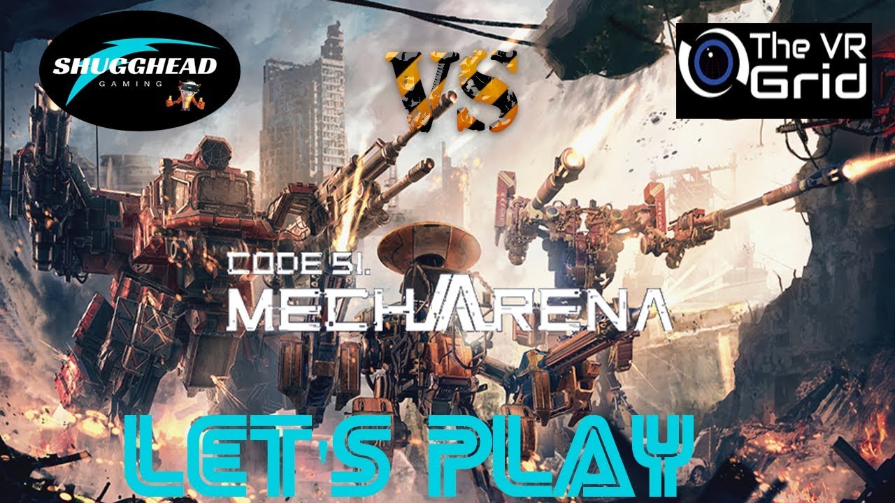 Code 51 Mecha Arena PSVR Lets Play: Shugghead Gaming VS The VR Grid  | PS4 Pro Game Play Footage
