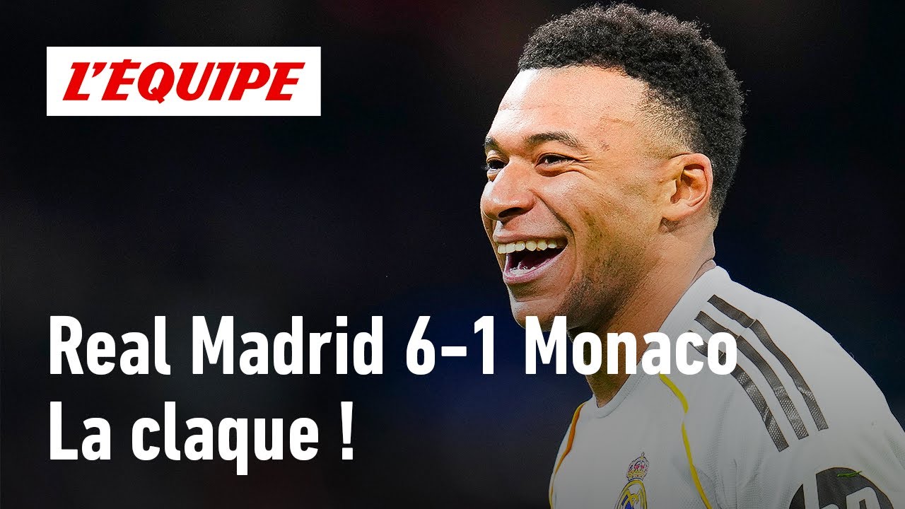 Real Madrid 6-1 Monaco : Mbappé et le Real ÉTRILLENT Monaco, le débrief de la rencontre