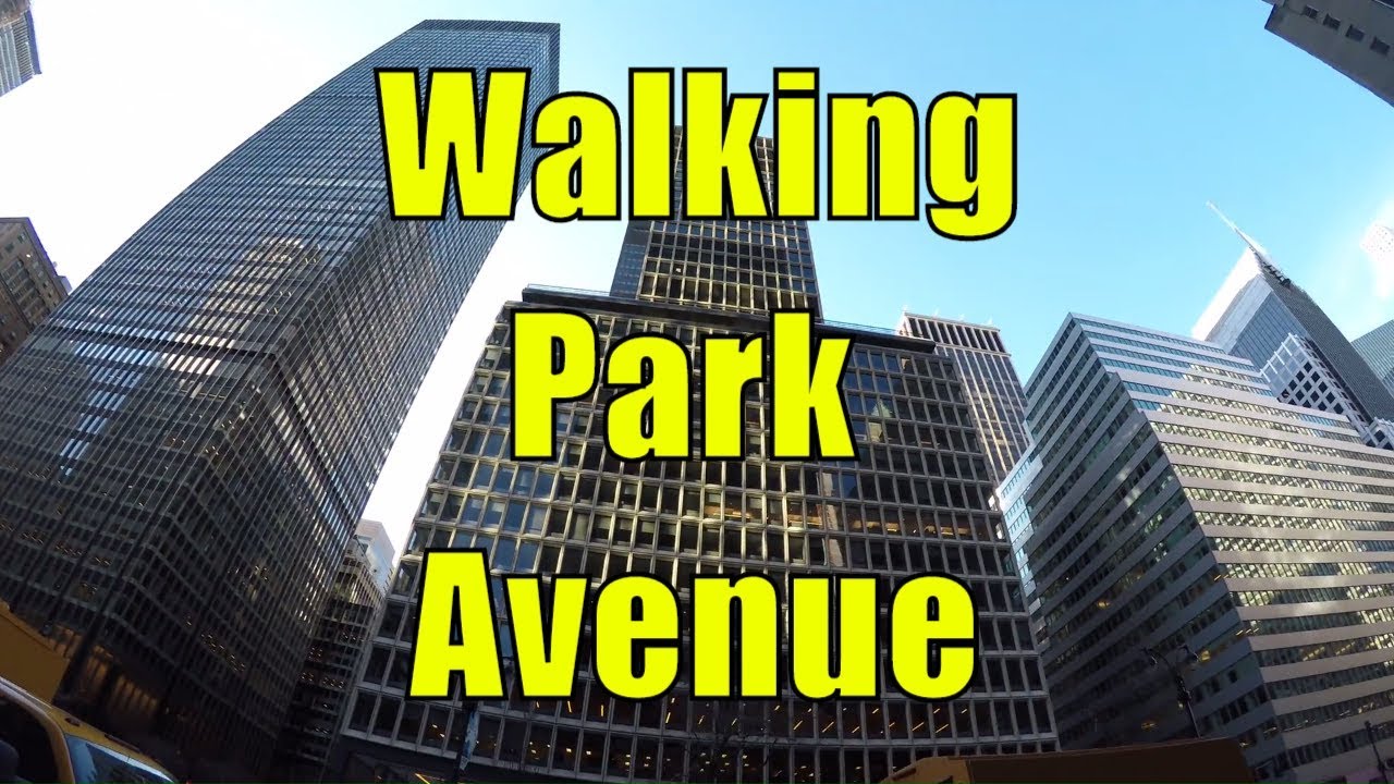 ⁴ᴷ Walking Tour of Manhattan, NYC - Park Avenue from 63rd Street to 14th Street Union Square
